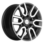 Khomen Wheels KHW1723 (Haval H9) 8x17 6x139,7 ET42 D75,1 Gray-FP