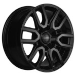 Khomen Wheels KHW1723 (Toyota LC Prado/Lexus GX) 8x17 6x139,7 ET25 D106,1 Black