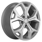 Khomen Wheels KHW1710 (Chery Tiggo 7pro) 6,5x17 5x108 ET33 D60,1 F-Silver-FP