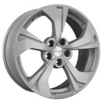 Khomen Wheels KHW1724 (Camry) 7x17 5x114,3 ET45 D60,1 F-Silver