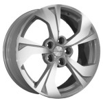 Khomen Wheels KHW1724 (Camry) 7x17 5x114,3 ET45 D60,1 F-Silver-FP