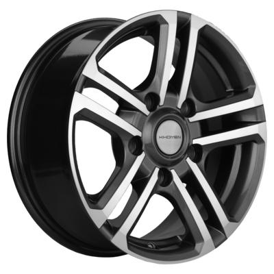 Khomen Wheels KHW1602 (Niva 4x4 Bronto) 6,5x16 5x139,7 ET35 D98,5 Gray-FP