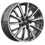 Premium Series КР010 (Exeed TXL) 7,5x18 5x108 ET36 D65,1 Diamond Black Gris