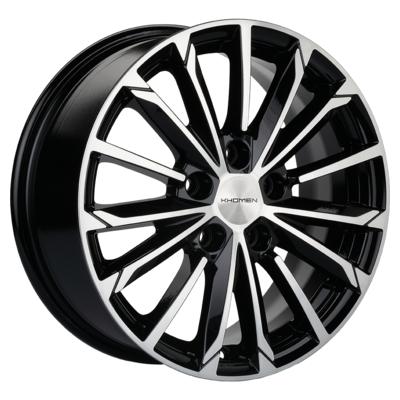 Khomen Wheels KHW1611 (Huyndai/Kia) 6,5x16 5x114,3 ET50 D67,1 Black-FP