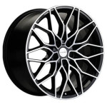 Khomen Wheels KHW1902 (Audi/VW) 8,5x19 5x112 ET30 D66,6 Black-FP