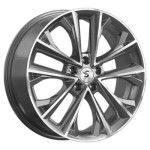 Premium Series КР012 (Coolray) 7x18 5x114,3 ET53 D54,1 Diamond Gloss Graphite