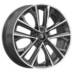 Premium Series КР012 (Exeed TXL) 7x18 5x108 ET36 D65,1 Diamond Black Gris