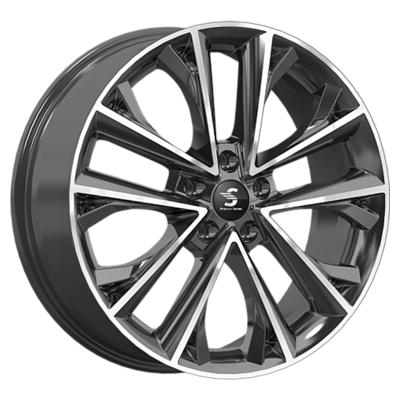 Premium Series КР012 (Tiggo 7 Pro) 7x18 5x108 ET33 D60,1 Diamond Black Gris