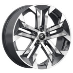 Premium Series КР015 (Haval Dargo) 7,5x19 5x114,3 ET40 D66,6 Diamond Black Gris