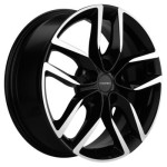 Khomen Wheels KHW1708 (Mazda3/CX30) 6,5x17 5x114,3 ET45 D67,1 Black-FP