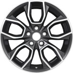Khomen Wheels KHW1713 (Forester) 7x17 5x114,3 ET48 D56,1 Black-FP