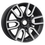 Khomen Wheels KHW1723 (Pajero) 8x17 6x139,7 ET46 D67,1 Black-FP