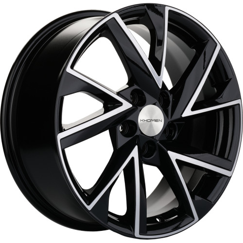 Khomen Wheels KHW1714 (DFM580) 7x17 5x110 ET45 D67,1 Black-FP
