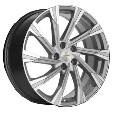 Khomen Wheels KHW1901 (Kodiaq/Tiguan) 7,5x19 5x112 ET43 D57,1 Brilliant Silver-FP