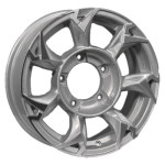 Khomen Wheels KHW1505 (Lada NIVA 4x4) 5,5x15 5x139,7 ET5 D98,5 F-Silver-FP Khomen Wheels KHW1505 (Lada NIVA 4x4) 5,5x15 5x139,7 ET5 D98,5 F-Silver-FP