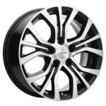 Khomen Wheels KHW1608 (Geely Coolray) 6,5x16 5x114,3 ET45 D54,1 Black-FP