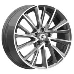 Premium Series КР010 (Kodiaq) 7,5x18 5x112 ET40 D57,1 Diamond Gloss Graphite
