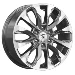 Premium Series КР007 (Pajero Sport) 8x20 6x139,7 ET38 D67,1 Diamond Gloss Graphite