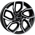 MAK Apollo 7,5x18 5x108 ET45 D65,1 Black mirror