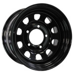ZEPP 4х4 Dodge Ram 2500/3500, Hummer H1/H2 Semicircle 9x17 5x165,1 ET0 D121 Gloss Black