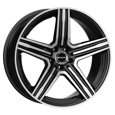MAK Lewis-D 11x21 5x112 ET38 D66,6 Black mirror