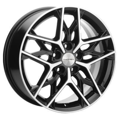 Khomen Wheels KHW1709 (Geely Atlas Pro) 7x17 5x114,3 ET45 D60,1 Black-FP