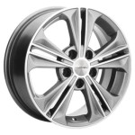 Khomen Wheels KHW1603 (Creta/Seltos) 6x16 5x114,3 ET43 D67,1 G-Silver-FP