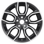 Khomen Wheels KHW1713 (SantaFe) 7x17 5x114,3 ET47 D67,1 Black-FP