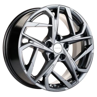 Khomen Wheels KHW1716 (Audi A4) 7x17 5x112 ET49 D66,6 Gray