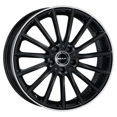 MAK Komet 8x18 5x112 ET33 D66,6 Gloss Black Mirror Ring