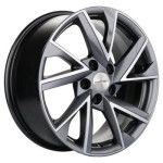 Khomen Wheels KHW1714 (Jac/Москвич 3) 7x17 5x108 ET40 D54,1 Gray-FP