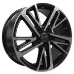 Khomen Wheels KHW1815 (Haval F7/F7x) 8x18 5x114,3 ET40 D64,1 Black-FP