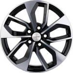 Khomen Wheels KHW1703 (Changan CS35 Plus) 7x17 5x110 ET46 D63,3 Black-FP
