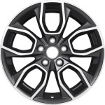 Khomen Wheels KHW1713 (Hyundai Elantra) 7x17 5x114,3 ET49 D67,1 Black-FP