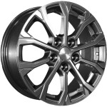 Khomen Wheels KHW1605 (Changan CS35 Plus) 6,5x16 5x110 ET46 D63,3 Gray-FP