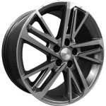 Khomen Wheels KHW1815 (Geely Atlas (Pro) / Changan CS75) 8x18 5x114,3 ET45 D60,1 Gray-FP