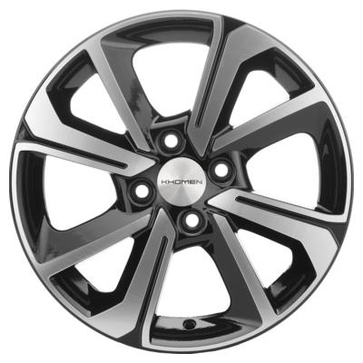 Khomen Wheels KHW1501 (Vesta) 6x15 4x100 ET50 D60,1 Black-FP