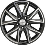 Khomen Wheels KHW1706 (Ford C-Max) 7x17 5x108 ET50 D63,35 Black-FP