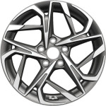 Khomen Wheels KHW1716 (Changan CS35 Plus) 7x17 5x110 ET46 D63,3 Gray-FP