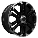 Khomen Wheels KHW1817 (Fortuner/Hilux) 7,5x18 6x139,7 ET30 D106,1 Black-FP