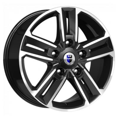 K&K Backfire (КС763M) 8x18 5x114,3 ET40 D67,1 Алмаз черный