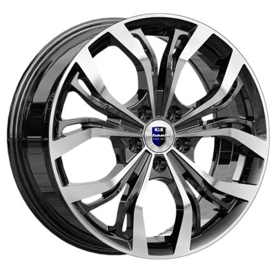 K&K Аламида-оригинал (КС705М) 7x17 5x108 ET45 D60,1 Алмаз черный