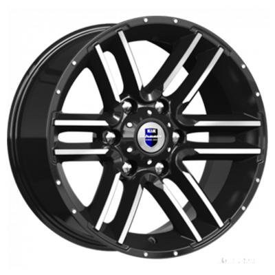 K&K Алгама (КС762) 8x17 6x139,7 ET0 D106,1 Алмаз черный