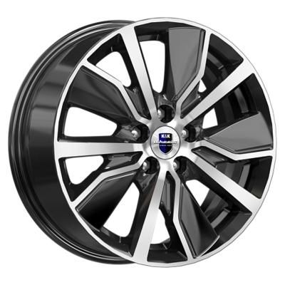 K&K Гамбит (КС961) 6,5x16 5x100 ET38 D57,1 Алмаз черный