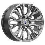 K&K Кортес (КС1102) 8,5x19 6x139,7 ET30 D106,1 Дарк платинум