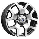 K&K Намиб (КС775) 7x18 5x139,7 ET35 D108,5 Алмаз черный