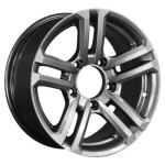 K&K Палладика (КС591М) 7x16 5x139,7 ET5 D98 Дарк платинум