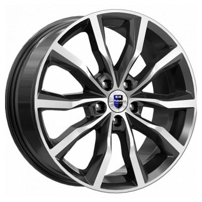 K&K Портер (КС906) 7,5x18 5x108 ET45 D67,1 Алмаз черный