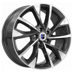K&K Роквуд (КС900) 7x17 5x114,3 ET40 D66,1 Алмаз черный