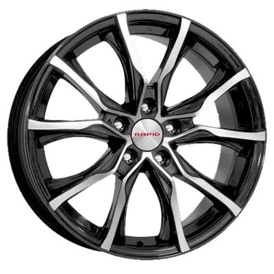 K&K Твист (КС697М) 7,5x17 5x115 ET44 D70,2 Алмаз черный